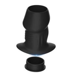 FUKR Plug Tunnel avec Bouchon Euhlo M 6.5 x 4.5 cm Noir